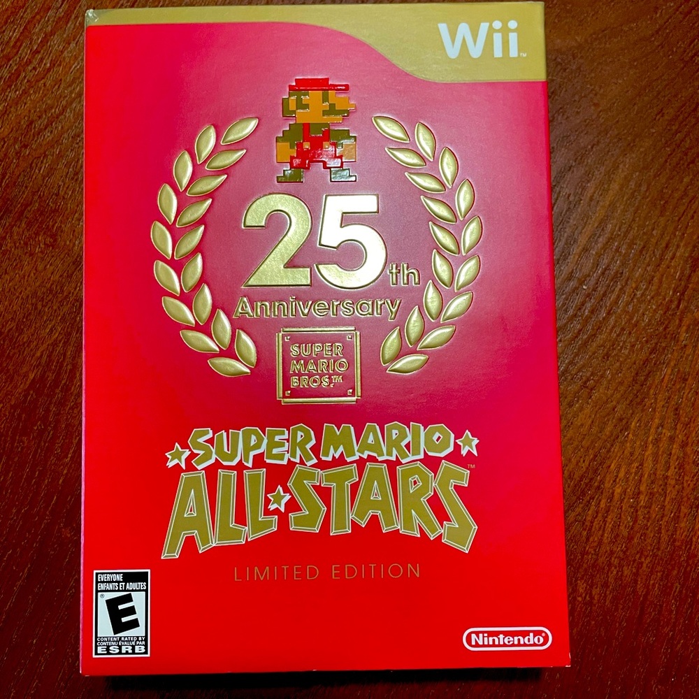 Wii game- Super Mario 25th Anniversary Limited Edition game